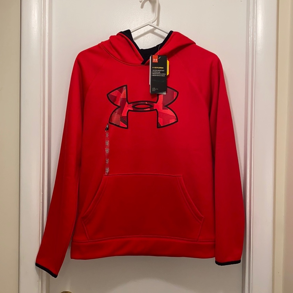 NWT: Under Armour “Storm” Fleece Lined Hoodie, Size: Youth Large